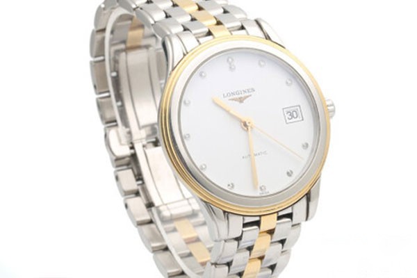 二手浪琴经典军旗系列自动机械男表