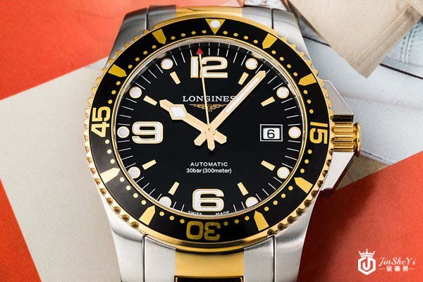 二手浪琴康卡斯男士腕表表盘