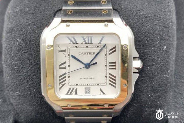 卡地亚山度士系列手表正面