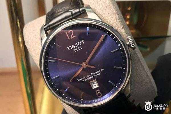 二手天梭杜鲁尔系列机械男士腕表表盘