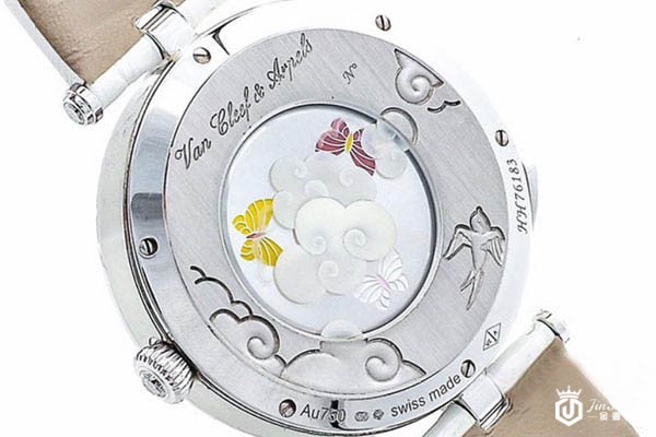 梵克雅宝诗意复杂功能系列VCARO8OD00彩绘面盘名表表底实拍