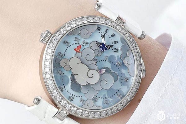 梵克雅宝诗意复杂功能系列VCARO8OD00彩绘面盘名表实拍