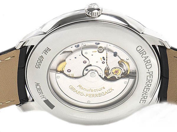 芝柏1966系列49555-11-131-BB60腕表表盘背部展示