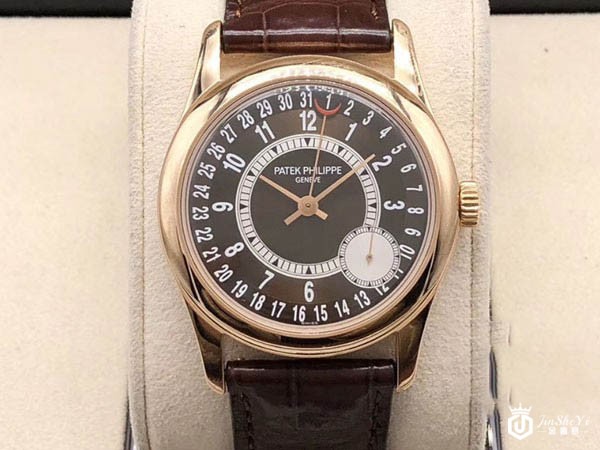 百达翡丽手动机械月相4857J腕表展示