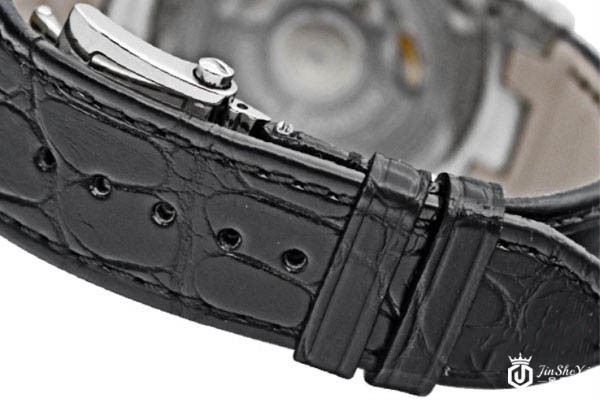 雅典经理人系列243-00/42自动机械男表真皮表带