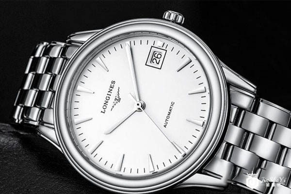 浪琴军旗系列L4.774.4.12.6男士精钢手表36mm