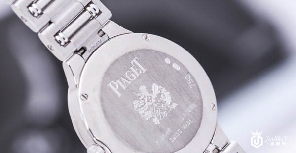 上图为伯爵原镶钻女士腕表G0A34053底部展示图