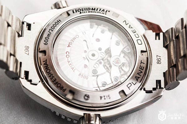 欧米茄海马系列232.90.46.21.03.001腕表表盘背部展示 欧米茄海马系列232.90.46.21.03.001腕表表盘背部展示