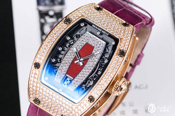 理查德米尔RM007满钻红唇自动机械名表实拍