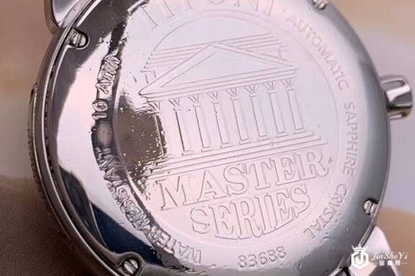 梅花男士自动机械手表背面