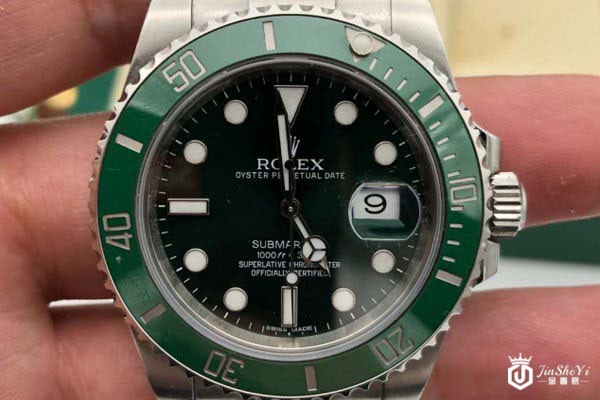 二手劳力士绿水鬼机械表表盘