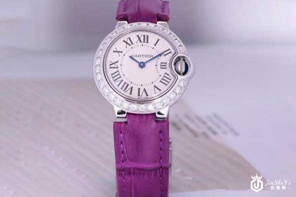 二手95新卡地亚蓝气球系列WE900351精钢后镶钻石手表