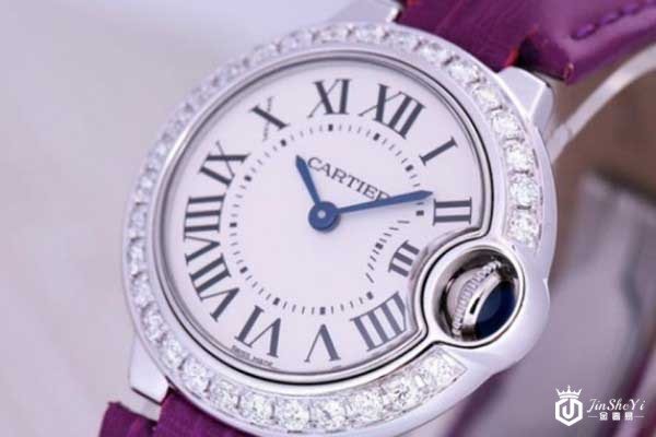 二手95新卡地亚蓝气球系列WE900351手表表盘展示