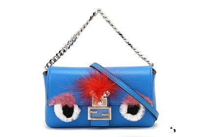 芬迪蓝色恶魔眼睛带钻包包回收多少钱