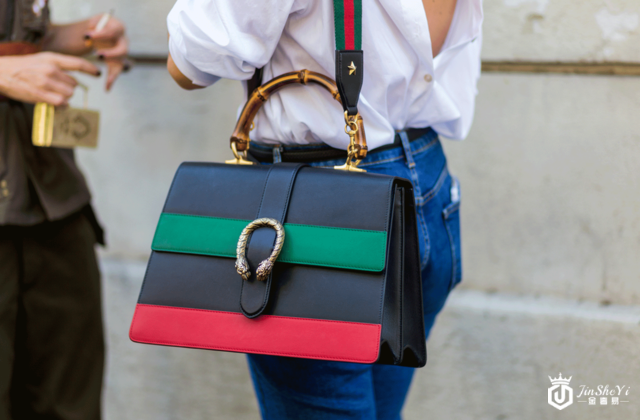 古驰竹节酒神包回收