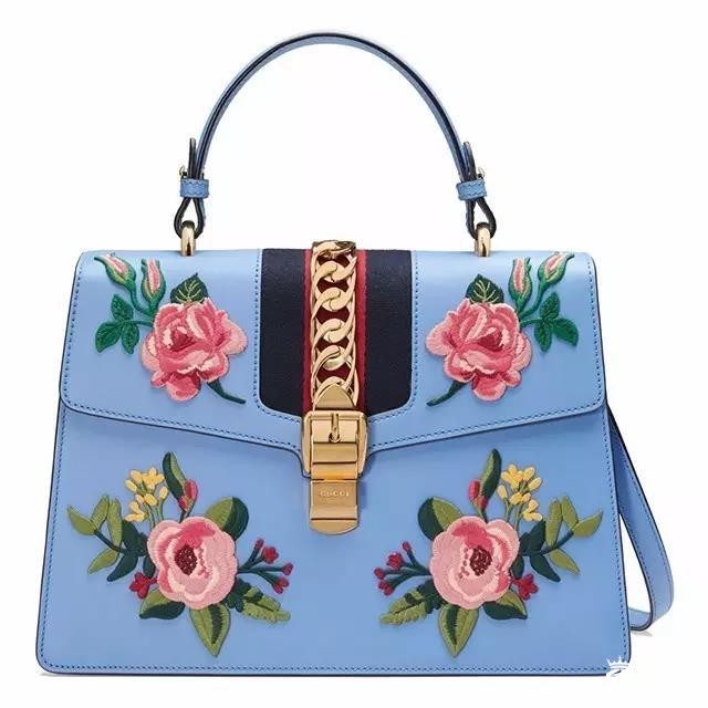 古驰牛仔绣花包包回收