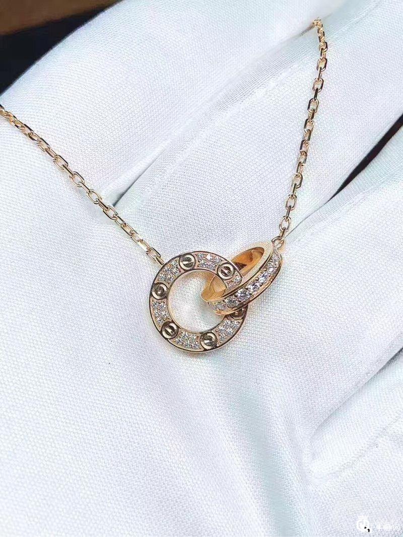 卡地亚双环项链回收