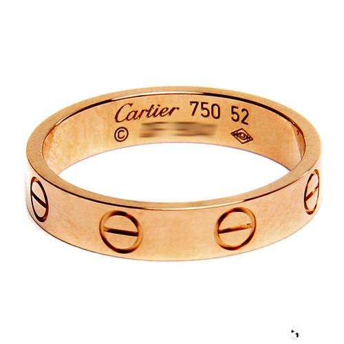 卡地亚玫瑰金戒指回收