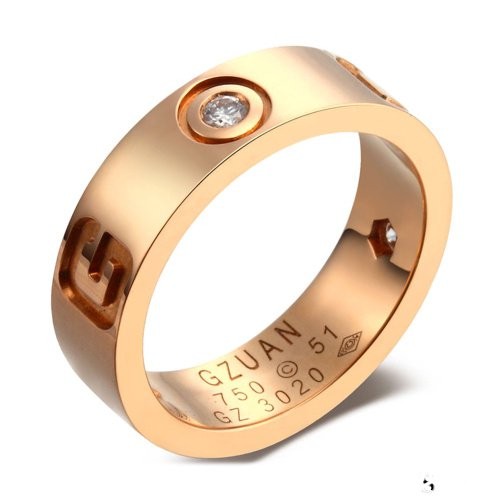 18K玫瑰金钻戒回收