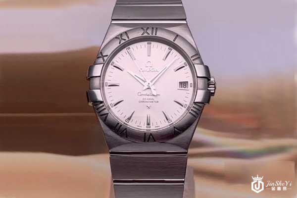 欧米茄星座系列男士钢款自动机械腕表