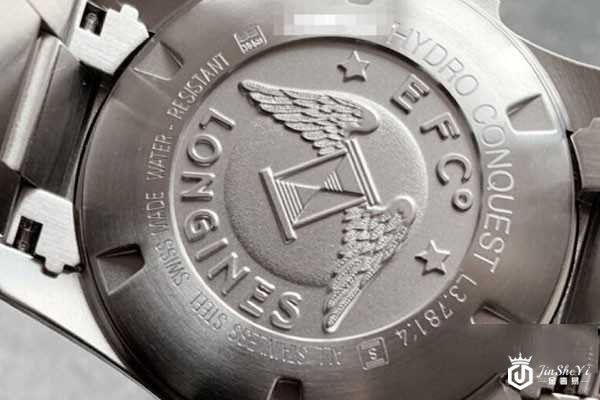 浪琴康卡斯系列潜水表表背图