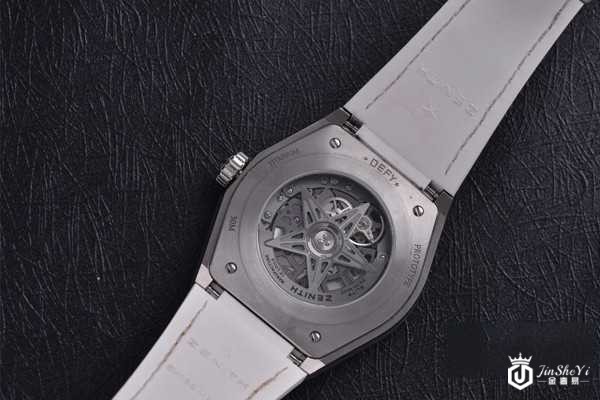 真力时彩虹圈手表回收的价格不见松动 这个回收状态怎么了?二手真力时DEFY系列32.9003.670/86.R588限量款彩虹圈手表机芯展示图