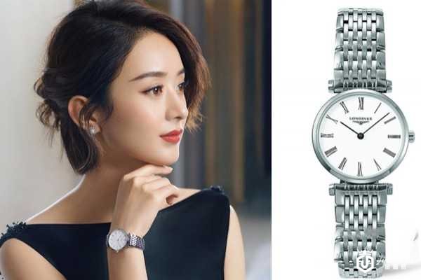 赵丽颖同款二手浪琴优雅系列L4.209.4.11.6手表展示图