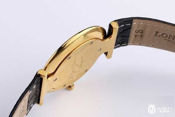 浪琴优雅系列镀金腕表侧面图 浪琴优雅系列镀金腕表侧面图