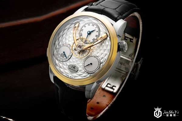 上海手表男穹镜系列自动机械表侧面