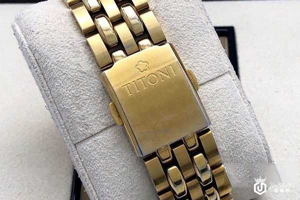 梅花男士797 G-306自动机械精钢手表背面图