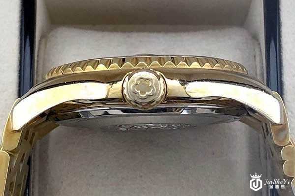 梅花男士797 G-306自动机械精钢手表侧面图