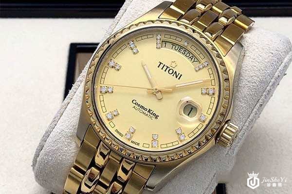 梅花男士797 G-306自动机械精钢手表正面图