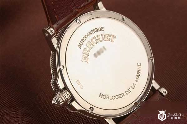 宝玑 经典系列 自动机械男士手表背面图