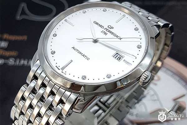 芝柏1966系列49555-11-1A1-11A手表正面图