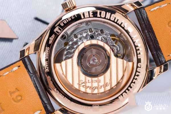 浪琴L2.518.8.78.3日历机械男士腕表背面