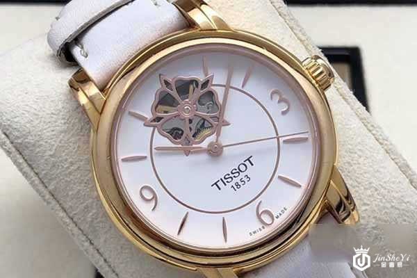 天梭T050.207.37.017.04自动机械精钢镀金女士腕表 天梭T050.207.37.017.04自动机械精钢镀金女士腕表