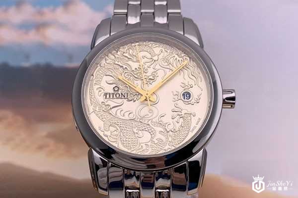 梅花 83588S-DRAGON-W大师系列男表正面图