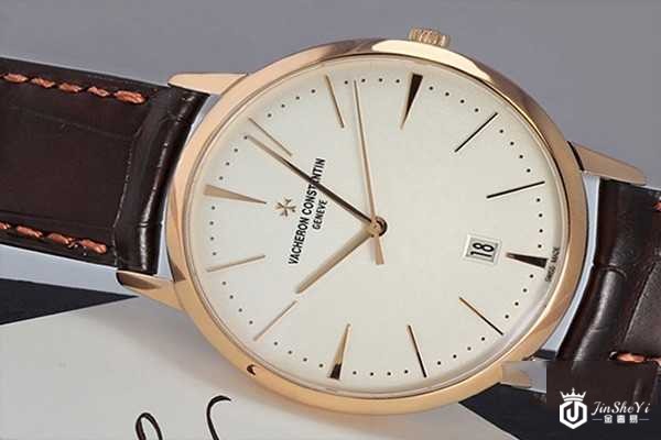 18K粉红金材质的江诗丹顿85180回收价格高吗