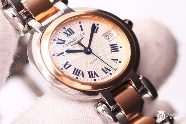 玫瑰金材质的浪琴博雅手表多少钱回收