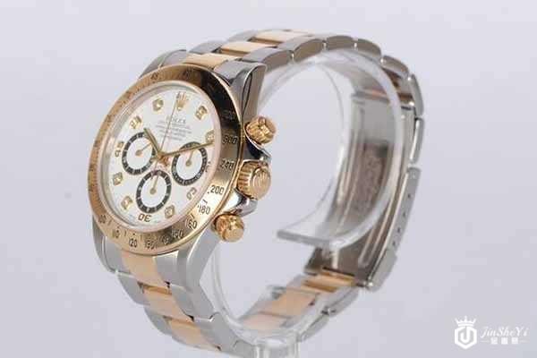 镶嵌钻石的劳力士迪通拿回收几折