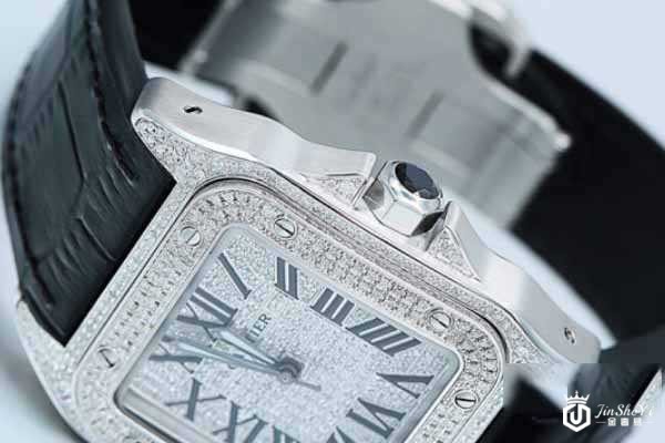 回收卡地亚山度士男表二手价格是多少