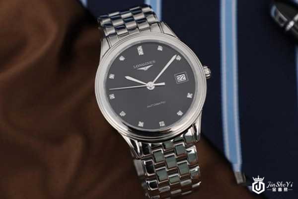 浪琴优雅军旗系列L4.774.4.12.6男表