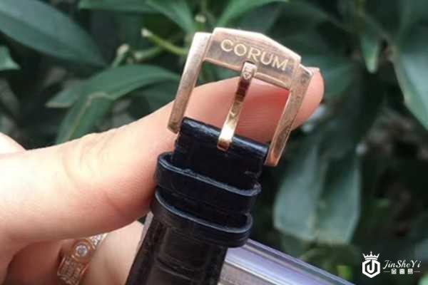 二手昆仑18K玫瑰金自动机械男表表带