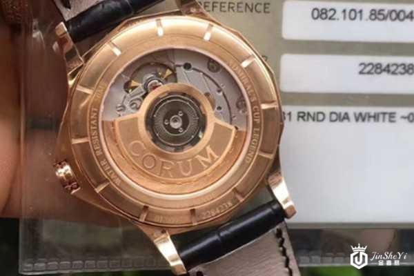 二手昆仑18K玫瑰金自动机械男表机芯