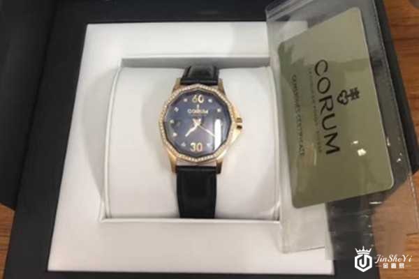 二手昆仑18K玫瑰金自动机械男表