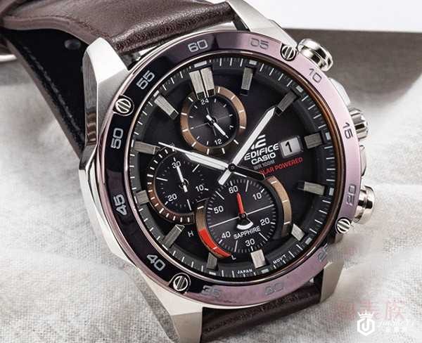 卡西欧（CASIO）蓝宝石镜面石英表手表展示图