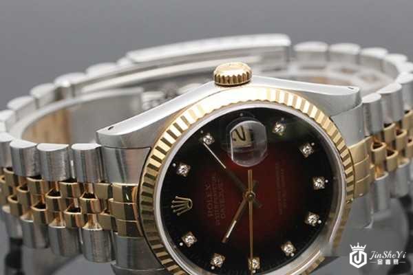 二手劳力士16233日志系列渐变盘自动机械男表