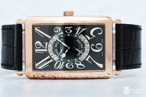 二手法穆兰18K玫瑰金1100自动机械男士手表