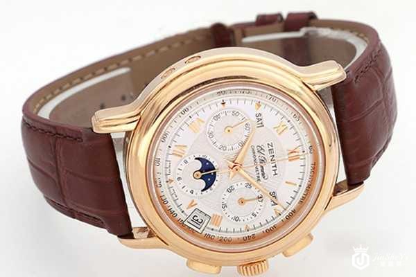 二手真力时18K玫瑰金17.0204.410自动机械男表 二手真力时18K玫瑰金17.0204.410自动机械男表