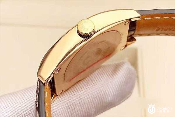 二手浪琴制表传统系列自动机械腕表 侧面